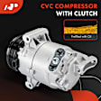 APACC727 AC Compressor with Clutch with 6-Groove Pulley