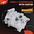 APACC731 AC Compressor with Clutch with 6-Groove Pulley