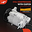 APACC741 AC Compressor with Clutch with 6-Groove Pulley