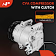 APACC742 AC Compressor with Clutch with 4-Groove Pulley