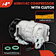 2021 Nissan Sentra - A/C Compressor, With Clutch, 6-Groove Pulley, 2.0L 4Cyl