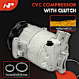 2018 Maserati Ghibli - A/C Compressor, Sedan, RWD, With Clutch, 6-Groove Pulley, 3.0L 6Cyl