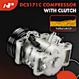 APACC751 AC Compressor with Clutch with 6-Groove Pulley