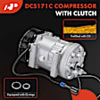 APACC754 AC Compressor with Clutch with 8-Groove Pulley