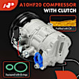 APACC761 AC Compressor with Clutch with 4-Groove Pulley