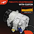 2017 Audi Q5 - A/C Compressor, With Clutch, 6-Groove Pulley, 3.0L 6Cyl