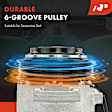 APACC769 AC Compressor with Clutch with 6-Groove Pulley