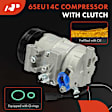 APACC776 AC Compressor with Clutch with 6-Groove Pulley