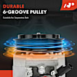 APACC780 AC Compressor with Clutch with 6-Groove Pulley