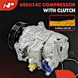 APACC792 AC Compressor with Clutch with 6-Groove Pulley