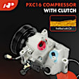 APACC798 AC Compressor with Clutch with 6-Groove Pulley