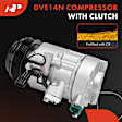 APACC818 AC Compressor with 6-Groove Pulley