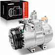 2022 Ford F-450 Super Duty - A/C Compressor, With Clutch, 6-Groove Pulley, 7.3L 8Cyl