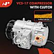 2022 Ford F-450 Super Duty - A/C Compressor, With Clutch, 6-Groove Pulley, 7.3L 8Cyl