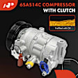 2023 Audi A4 Quattro - A/C Compressor, It comes With Clutch, It Fits The Model Built After 07/20/20, With Clutch, 6-Groove Pulley, 2.0L 4Cyl