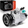 2011 Kia Forte - A/C Compressor, It comes With DV13 Compressor, With Clutch, 6-Groove Pulley, 2.4L 4Cyl