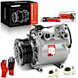 2008 Mitsubishi Eclipse - A/C Compressor, With Clutch, 6-Groove Pulley, 2.4L 4Cyl