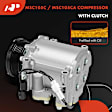2008 Mitsubishi Eclipse - A/C Compressor, With Clutch, 6-Groove Pulley, 2.4L 4Cyl