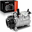 2009 Dodge Journey - A/C Compressor, Comes With 10SR17C Compressor, With Rear AC Control, With Clutch, 6-Groove Pulley, 3.5L 6Cyl
