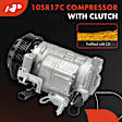 2009 Dodge Journey - A/C Compressor, Comes With 10SR17C Compressor, With Rear AC Control, With Clutch, 6-Groove Pulley, 3.5L 6Cyl