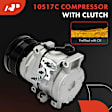 APACC846 AC Compressor with Clutch with 7-Groove Pulley