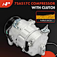 APACC850 AC Compressor with Clutch with 6-Groove Pulley