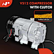 APACC851 AC Compressor with Clutch with 6-Groove Pulley