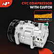APACC852 AC Compressor with Clutch with 6-Groove Pulley