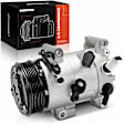 APACC854 AC Compressor with Clutch with 6-Groove Pulley