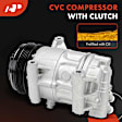 APACC861 AC Compressor with Clutch with 5-Groove Pulley