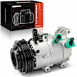 2016 Kia Forte5 - A/C Compressor, It Fits the Model Without Automatic Temperature Controls, It comes With VS14 Compressor, With Clutch, 6-Groove Pulley, 1.6L 4Cyl
