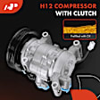 2008 Mazda 3 - A/C Compressor, It Comes With Clutch, With Clutch, 6-Groove Pulley, 2.3L 4Cyl