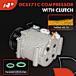 2002 Mitsubishi Galant - A/C Compressor, With Clutch, 5-Groove Pulley, 2.4L 4Cyl