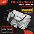 APACC882 AC Compressor with Clutch with 7-Groove Pulley