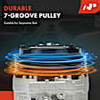 APACC891 AC Compressor with Clutch with 7-Groove Pulley
