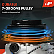 APACC929 AC Compressor with 7-Groove Pulley