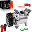 APACC948 AC Compressor with 6-Groove Pulley and Clutch