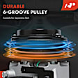 2022 Kia K5 - A/C Compressor, With Clutch, 6-Groove Pulley, 1.6L 4Cyl