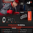 APACK009 AC Compressor Clutch Kit with 4-Groove Pulley