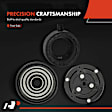 APACK009 AC Compressor Clutch Kit with 4-Groove Pulley