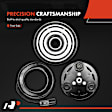 APACK075 AC Compressor Clutch Kit with 4-Groove Pulley