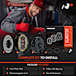 APACK091 AC Compressor Clutch Kit with 5-Groove Pulley