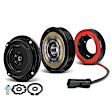 APACK093 AC Compressor Clutch Kit with 6-Groove Pulley