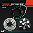 APACK177 AC Compressor Clutch Kit with 7-Groove Pulley
