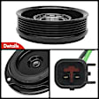 APACK219 AC Compressor Clutch Kit with 6-Groove Pulley