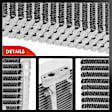 APAEC184 Front AC Evaporator Core Plate Fin