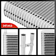 APAEC235 Front AC Evaporator Core Plate Fin