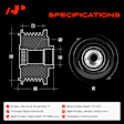 APAFC058 Alternator Clutch Pulley