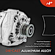 APALT002 Alternator 210A 12V CW 6-Groove Clutch