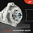 Alternator 220A 12V Clockwise 6-Groove Pulley A-Premium APALT02PPW